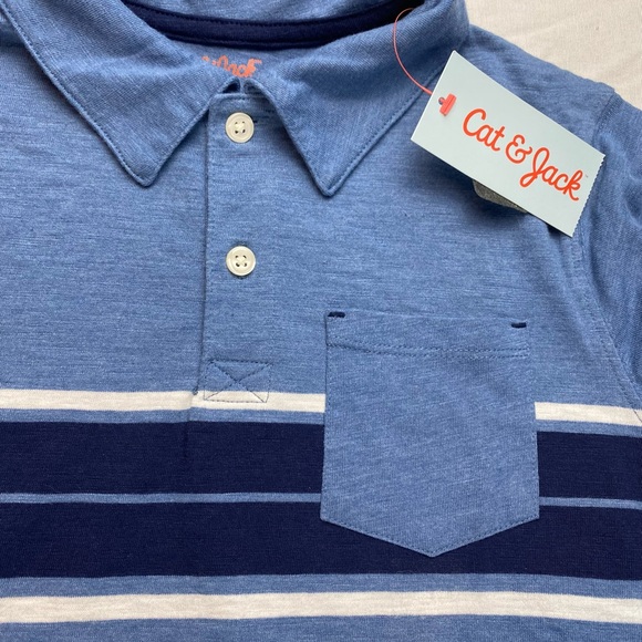 2 in 1 Boys Dark Khaki Pants/Shorts with Blue Polo Shirt Size M 8-10 - Picture 4 of 11